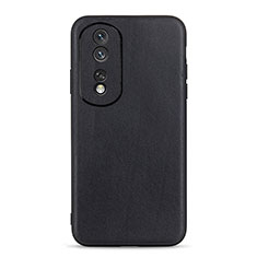 Custodia Lusso Pelle Cover B01H per Huawei Honor 80 5G Nero