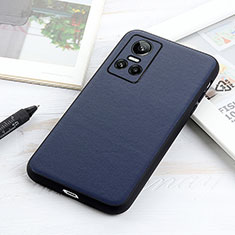 Custodia Lusso Pelle Cover B01H per Realme GT Neo3 5G Blu