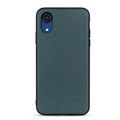 Custodia Lusso Pelle Cover B01H per Samsung Galaxy A03 Core Verde