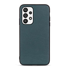 Custodia Lusso Pelle Cover B01H per Samsung Galaxy A73 5G Verde