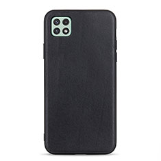 Custodia Lusso Pelle Cover B01H per Samsung Galaxy F42 5G Nero