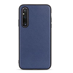 Custodia Lusso Pelle Cover B01H per Sony Xperia 1 V Blu