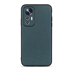 Custodia Lusso Pelle Cover B01H per Xiaomi Mi 12S 5G Verde