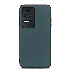 Custodia Lusso Pelle Cover B01H per Xiaomi Redmi K50 5G Verde