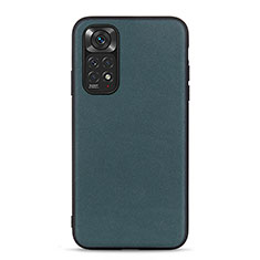 Custodia Lusso Pelle Cover B01H per Xiaomi Redmi Note 11 4G (2022) Verde
