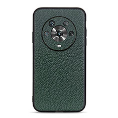 Custodia Lusso Pelle Cover B02H per Huawei Honor Magic4 5G Verde