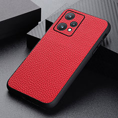 Custodia Lusso Pelle Cover B02H per Realme Q5 5G Rosso