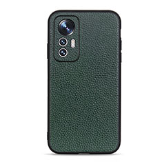 Custodia Lusso Pelle Cover B02H per Xiaomi Mi 12S 5G Verde