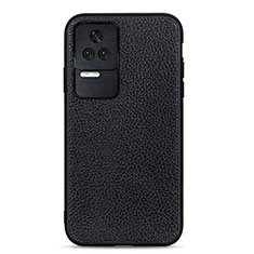 Custodia Lusso Pelle Cover B02H per Xiaomi Redmi K50 5G Nero