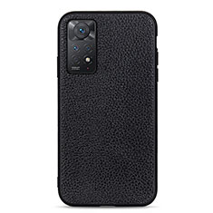 Custodia Lusso Pelle Cover B02H per Xiaomi Redmi Note 12 Pro 4G Nero