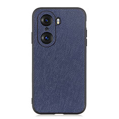 Custodia Lusso Pelle Cover B03H per Huawei Honor 60 5G Blu