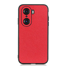 Custodia Lusso Pelle Cover B03H per Huawei Honor 60 5G Rosso