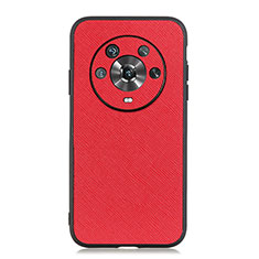 Custodia Lusso Pelle Cover B03H per Huawei Honor Magic4 5G Rosso