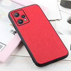 Custodia Lusso Pelle Cover B03H per Realme 9 Pro 5G Rosso