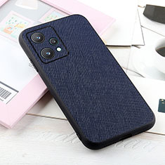 Custodia Lusso Pelle Cover B03H per Realme V25 5G Blu