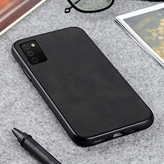 Custodia Lusso Pelle Cover B03H per Samsung Galaxy A02s Nero