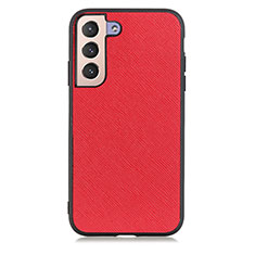 Custodia Lusso Pelle Cover B03H per Samsung Galaxy S21 FE 5G Rosso