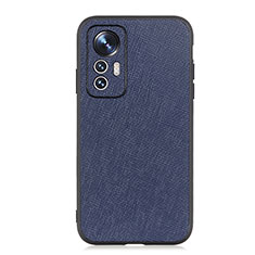 Custodia Lusso Pelle Cover B03H per Xiaomi Mi 12 Lite 5G Blu