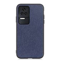 Custodia Lusso Pelle Cover B03H per Xiaomi Redmi K50 Pro 5G Blu