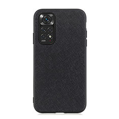 Custodia Lusso Pelle Cover B03H per Xiaomi Redmi Note 11S 4G Nero