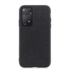 Custodia Lusso Pelle Cover B03H per Xiaomi Redmi Note 12 Pro 4G Nero