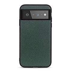 Custodia Lusso Pelle Cover B05H per Google Pixel 6 5G Verde