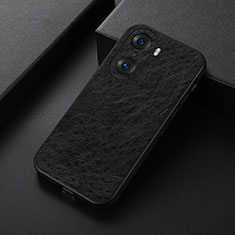 Custodia Lusso Pelle Cover B05H per Huawei Honor 60 Pro 5G Nero