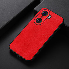 Custodia Lusso Pelle Cover B05H per Huawei Honor 60 Pro 5G Rosso