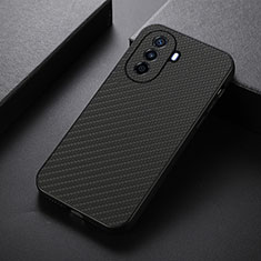 Custodia Lusso Pelle Cover B05H per Huawei Nova Y70 Nero