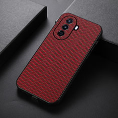 Custodia Lusso Pelle Cover B05H per Huawei Nova Y70 Plus Rosso