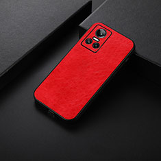 Custodia Lusso Pelle Cover B05H per Realme GT Neo3 5G Rosso