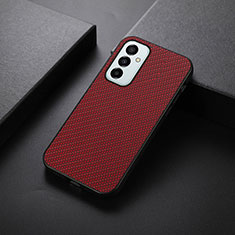 Custodia Lusso Pelle Cover B05H per Samsung Galaxy M23 5G Rosso