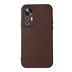 Custodia Lusso Pelle Cover B05H per Xiaomi Mi 12 Lite 5G Marrone