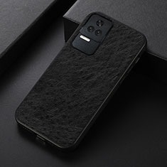 Custodia Lusso Pelle Cover B05H per Xiaomi Redmi K50 5G Nero