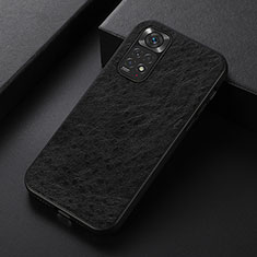 Custodia Lusso Pelle Cover B05H per Xiaomi Redmi Note 11S 4G Nero