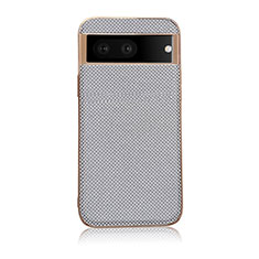 Custodia Lusso Pelle Cover B06H per Google Pixel 7 5G Argento