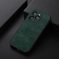 Custodia Lusso Pelle Cover B06H per Huawei Honor 60 SE 5G Verde