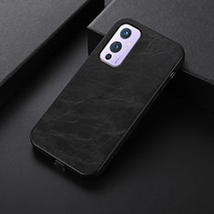 Custodia Lusso Pelle Cover B06H per OnePlus 9 5G Nero