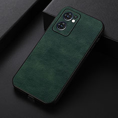 Custodia Lusso Pelle Cover B06H per OnePlus Nord CE 2 5G Verde