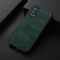 Custodia Lusso Pelle Cover B06H per Oppo Reno6 Pro 5G Verde