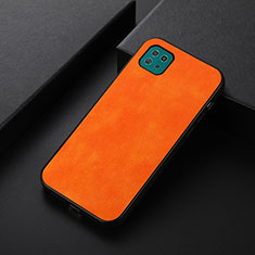 Custodia Lusso Pelle Cover B06H per Samsung Galaxy A22s 5G Arancione