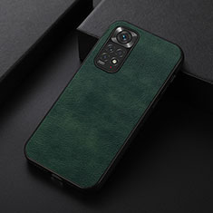 Custodia Lusso Pelle Cover B06H per Xiaomi Redmi Note 11 4G (2022) Verde