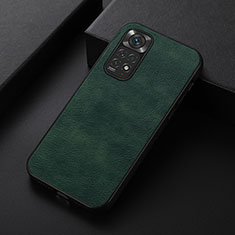 Custodia Lusso Pelle Cover B06H per Xiaomi Redmi Note 11S 4G Verde