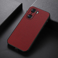 Custodia Lusso Pelle Cover B07H per Huawei Honor 60 5G Rosso