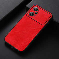 Custodia Lusso Pelle Cover B07H per Oppo K10 Pro 5G Rosso