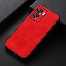 Custodia Lusso Pelle Cover B07H per Realme Q5i 5G Rosso