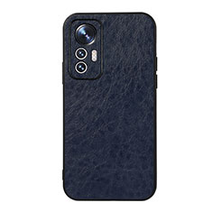 Custodia Lusso Pelle Cover B07H per Xiaomi Mi 12S Pro 5G Blu