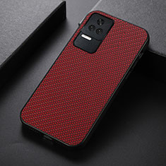 Custodia Lusso Pelle Cover B07H per Xiaomi Poco F4 5G Rosso