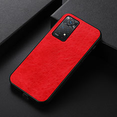 Custodia Lusso Pelle Cover B07H per Xiaomi Redmi Note 11 Pro 5G Rosso