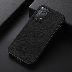 Custodia Lusso Pelle Cover B07H per Xiaomi Redmi Note 12 Pro 4G Nero